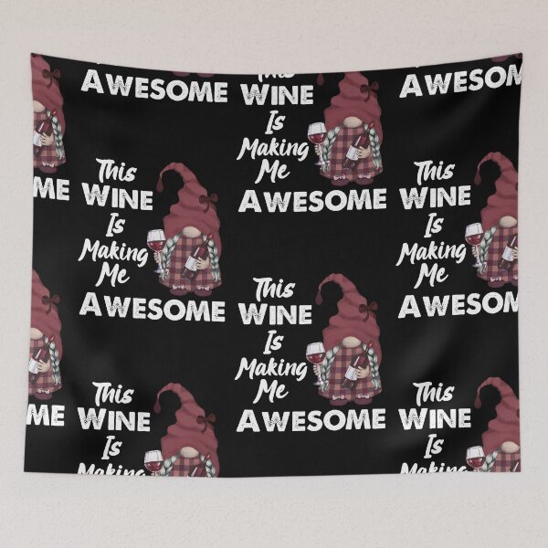 Item preview, This Wine Is Making Me Awesome designed and sold by SportyDogShop.