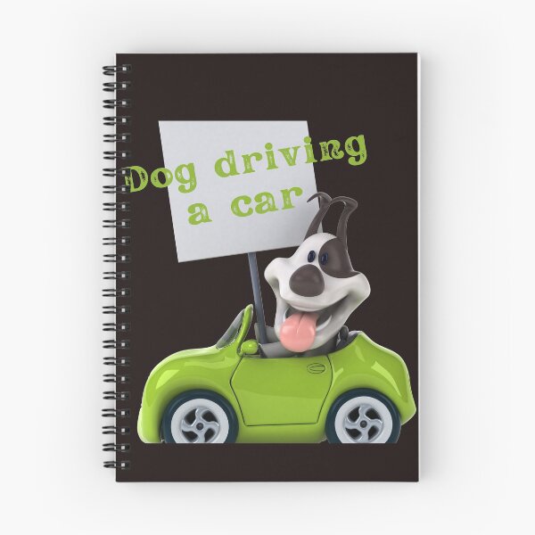 Item preview, dog driving a car  designed and sold by ghadirjo.