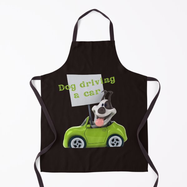 Item preview, dog driving a car designed and sold by ghadirjo.