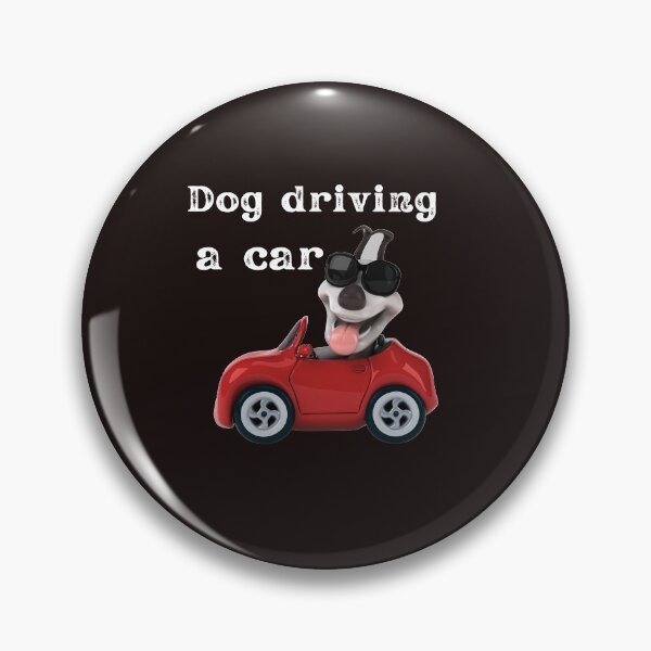 Item preview,  dog driving a car  designed and sold by ghadirjo.