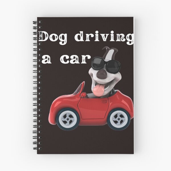 Item preview,  dog driving a car  designed and sold by ghadirjo.