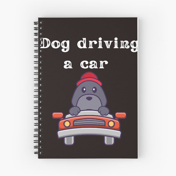 Item preview, dog driving a car  designed and sold by ghadirjo.