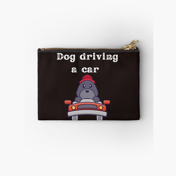 Item preview, dog driving a car  designed and sold by ghadirjo.