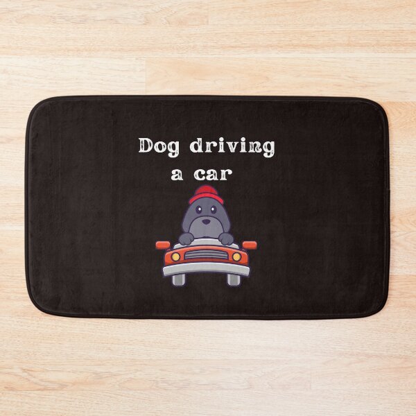 Item preview, dog driving a car  designed and sold by ghadirjo.