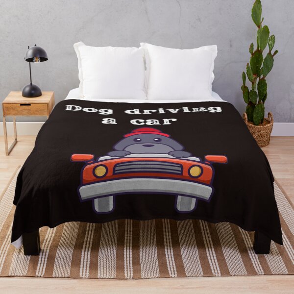 Item preview, dog driving a car  designed and sold by ghadirjo.