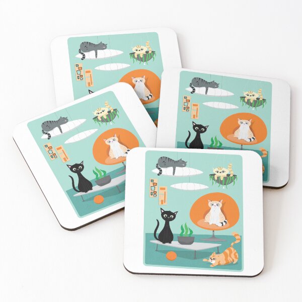 Item preview, Cat Party  designed and sold by DreamBoxArt.