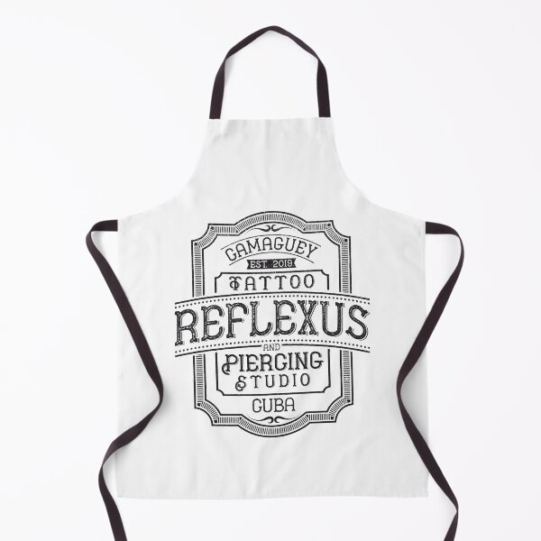 Item preview, Reflexus Tattoo & Piercing Studio Vintage Label (Black Variant) designed and sold by Reflexus-Tattoo.