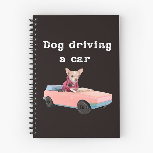 Item preview, dog driving a car  designed and sold by ghadirjo.
