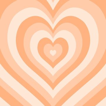 Pastel Orange Heart