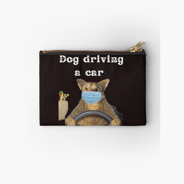 Item preview, dog driving a car  designed and sold by ghadirjo.