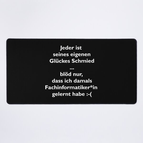 Item preview, Glückes Schmied - IT specialist designed and sold by L3610N.