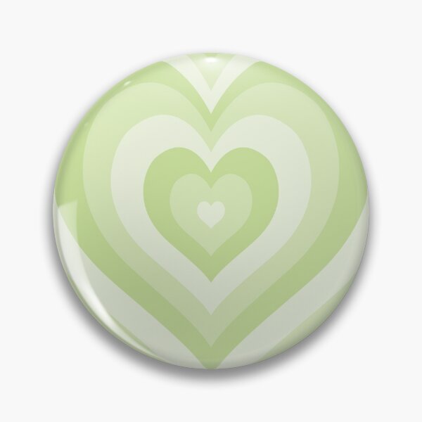 Item preview, pastel green monochrome heart designed and sold by y2krevival.