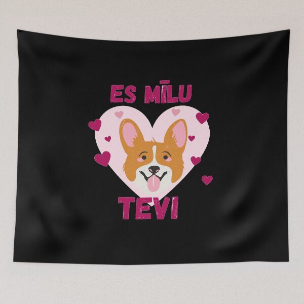 Item preview, Priecīgu valentīndienu es mīlu tevi - Latviešu designed and sold by LukjanovArt.