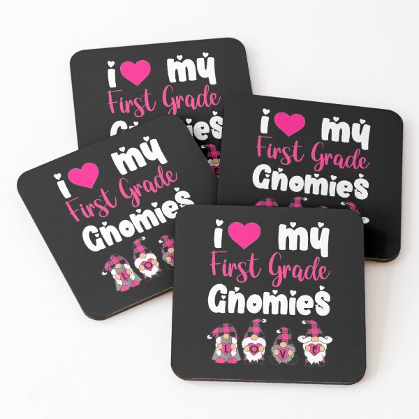 Item preview, Funny Valentines day Gnomies: I Love My First Grade Gnomies designed and sold by AMINE  ★★★★★.