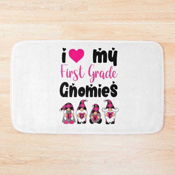 Item preview, Funny Valentines day Gnomies: I Love My First Grade Gnomies designed and sold by AMINE  ★★★★★.
