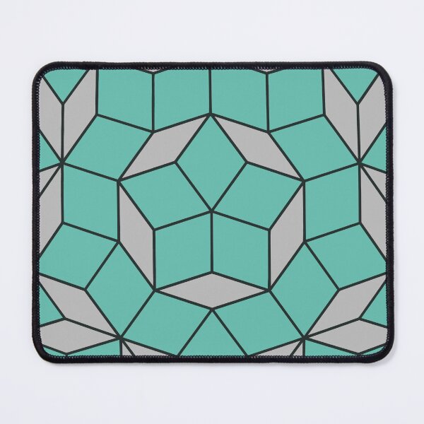 Item preview, Penrose tiling opal and grey designed and sold by aapshop.