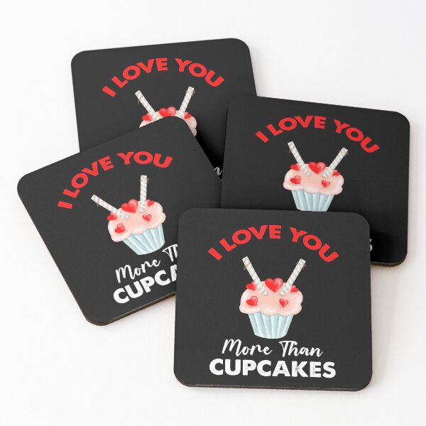 Item preview, I Love You More Than Cupcakes designed and sold by SportyDogShop.
