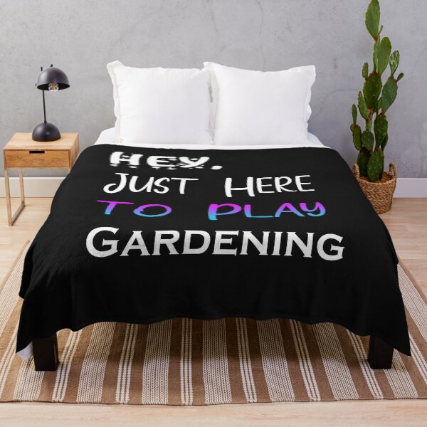 Item preview, Hey Just here to play Gardening designed and sold by momshow.