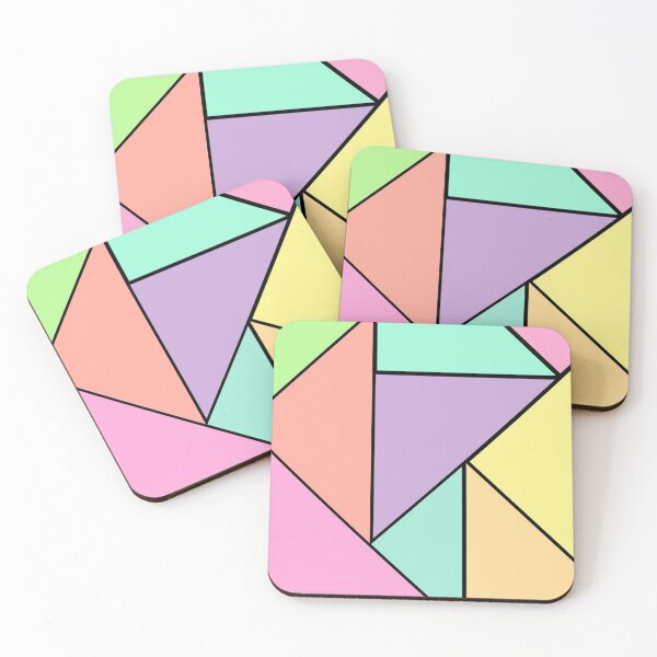 Item preview, Abstract triangles geometric pattern designed and sold by cutecrazytshirt.