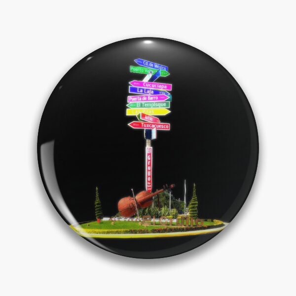 Item preview, Colorful landmark images of El Grullo Jalisco Mexico designed and sold by Floradigital.