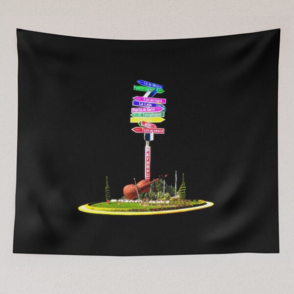 Item preview, Colorful landmark images of El Grullo Jalisco Mexico designed and sold by Floradigital.