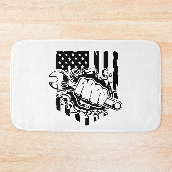 Item preview, Patriotic Mechanic with Wrench Punch Through designed and sold by MonoByOrion.