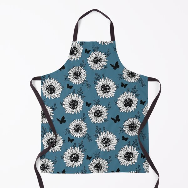 Aperçu de l'œuvre Illustration de motif tournesol et papillon créée et vendue par CompassandCrate.