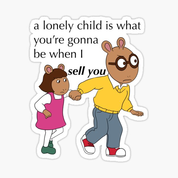 Arthur And Dw Porn Mom - Arthur Dw Stickers for Sale | Redbubble