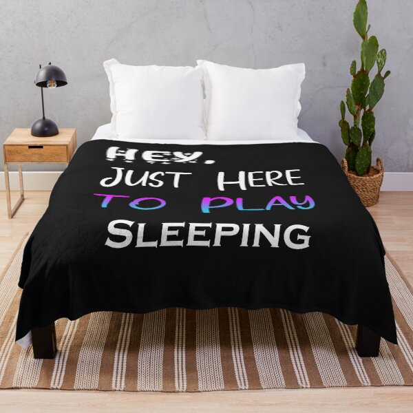 Item preview, Hey Just here to play Sleeping designed and sold by momshow.