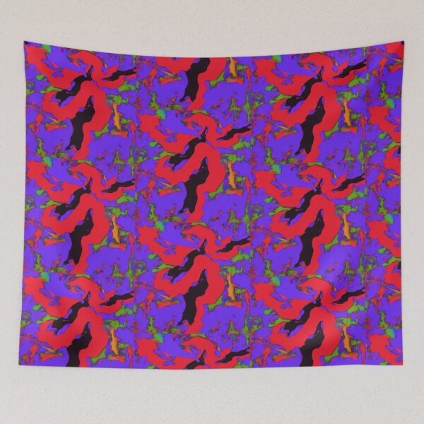 Item preview, Meander red designed and sold by Keith Mills.