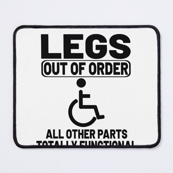 Item preview, funny Wheelchair Handicapped Amputation  gift  designed and sold by AndreasMei.