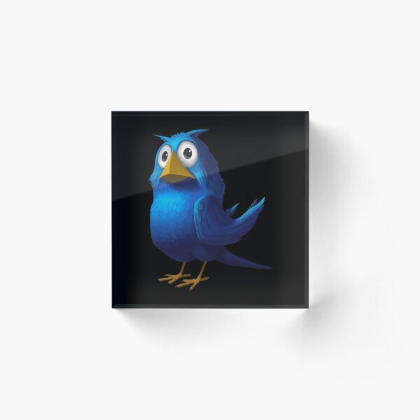 Blue Bird Acrylic Block