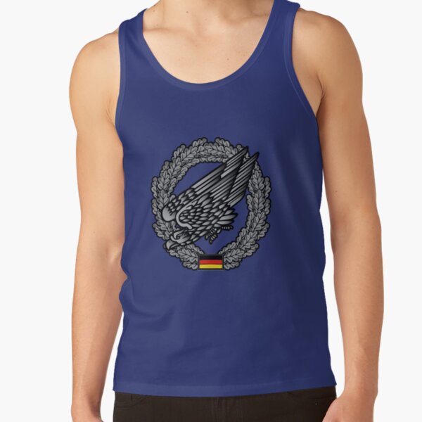 German Army Military Bundeswehr Black White Vest Tank Top T-Shirt Top  XS-XXL S 