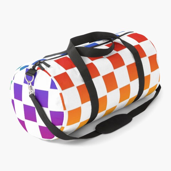 Item preview, Checkered Rainbow gradient and white Checkered Pattern designed and sold by EmmiLooArt.
