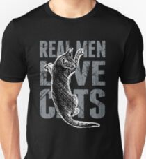 Real Men Love Cats Slim Fit T-Shirt