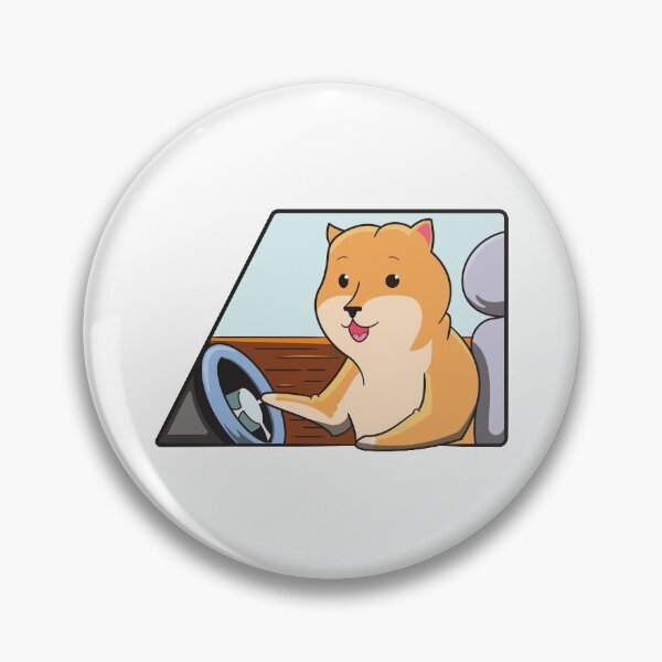 Item preview, Dog Driving a Car - Shiba Inu Driving a Car designed and sold by thecatcouch.
