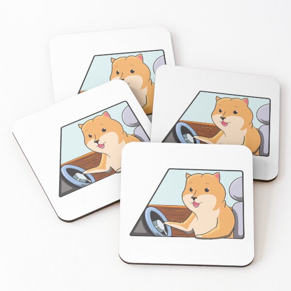 Item preview, Dog Driving a Car - Shiba Inu Driving a Car designed and sold by thecatcouch.