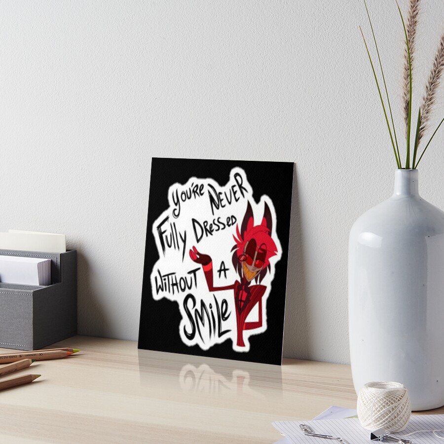 Hazbin Hotel Alastor Art Board Print For Sale By Animstickers Redbubble