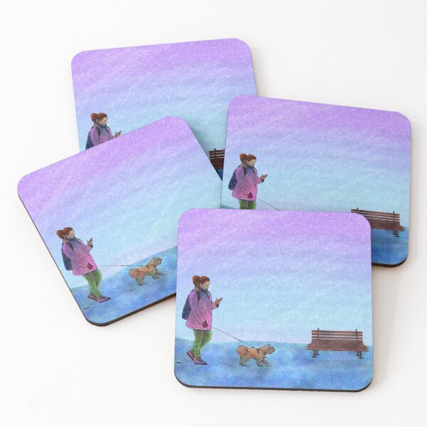 Item preview, Dog Walk In The Snow designed and sold by Sevval123.