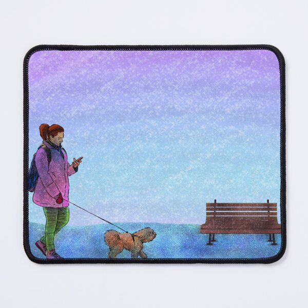 Item preview, Dog Walk In The Snow designed and sold by Sevval123.
