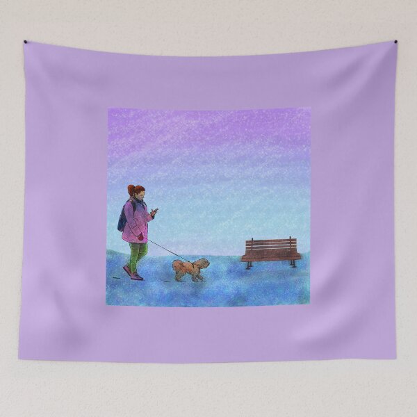 Item preview, Dog Walk In The Snow designed and sold by Sevval123.