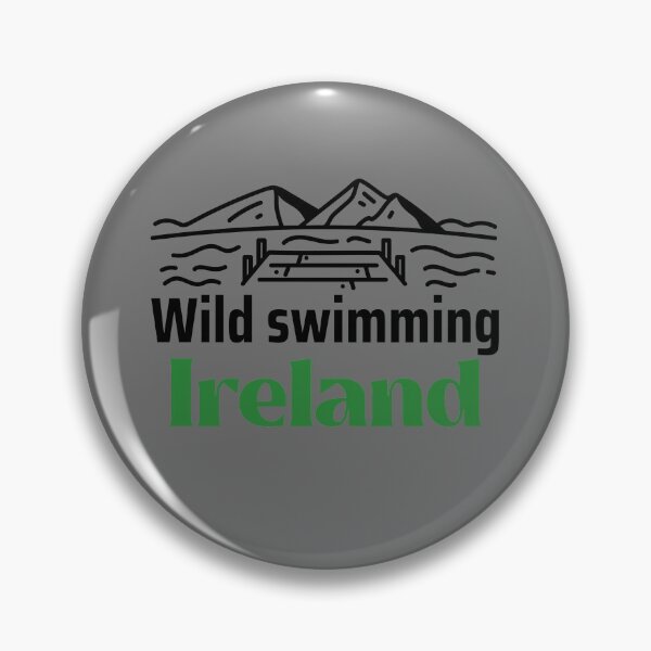Item preview, Wild Swimming Ireland - Green Text  - Wild Swimming Tees designed and sold by WildSwimming.