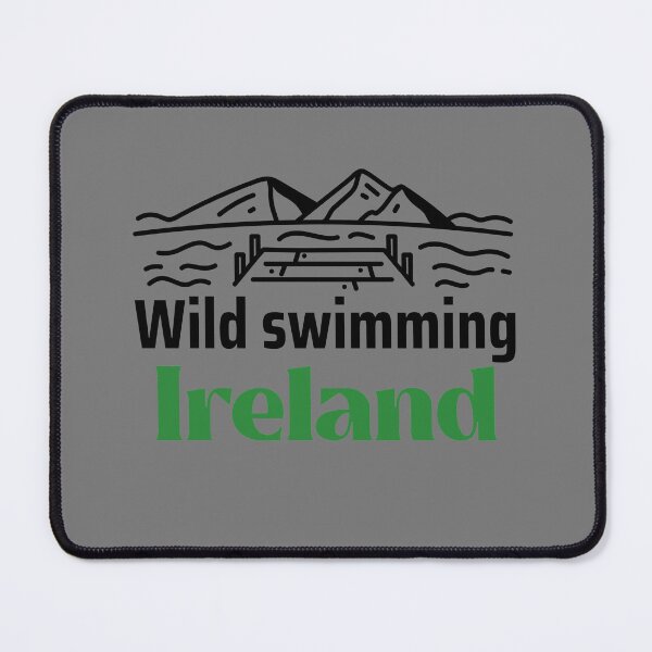 Item preview, Wild Swimming Ireland - Green Text  - Wild Swimming Tees designed and sold by WildSwimming.