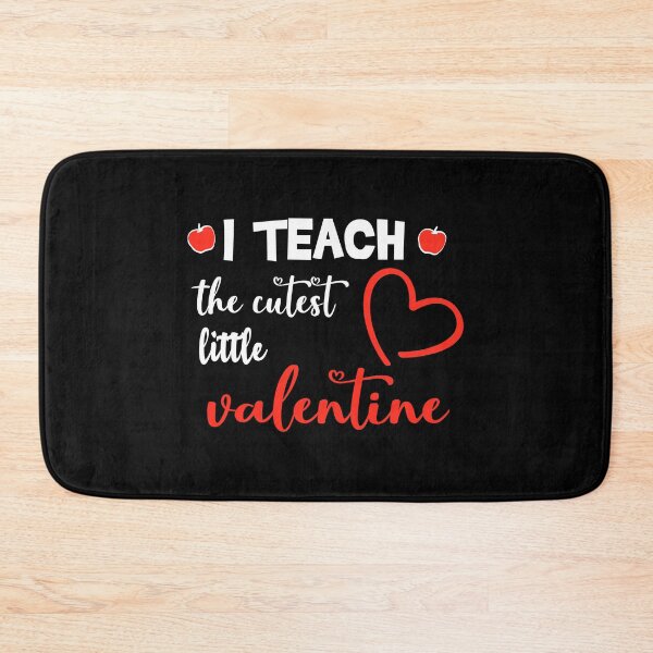 Item preview, I Teach The Cutest Little Valentine Design, Funny Valentine Teachers Couple Quotes, Cool Teachers Quotes designed and sold by holigan.