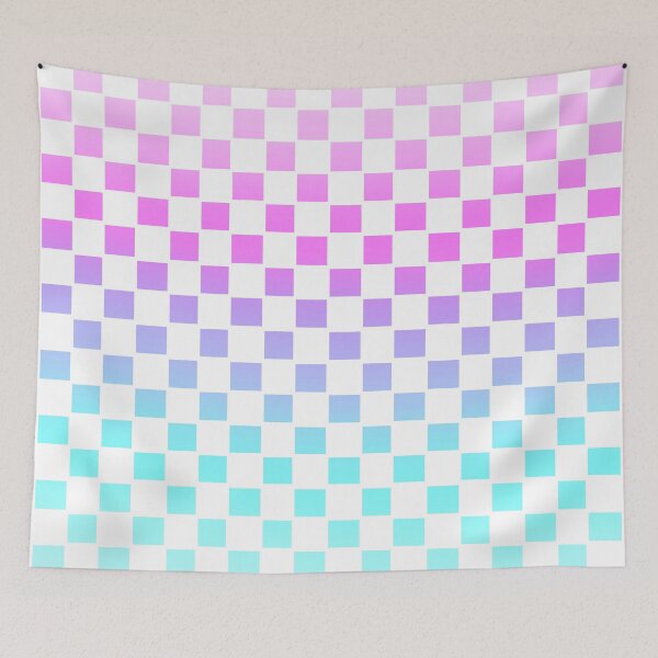Item preview, Checkered Pastel gradient and white Checkered Pattern designed and sold by EmmiLooArt.