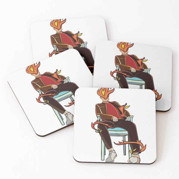 Item preview, Fire man on chair designed and sold by SzValentina.