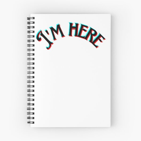 Item preview, I'm here written on T-shirts and other products  designed and sold by Douaa_Print.