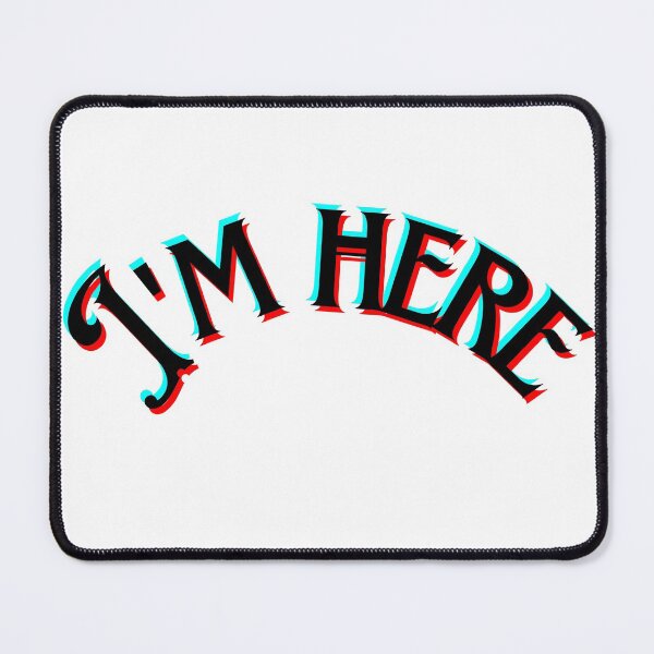 Item preview, I'm here written on T-shirts and other products  designed and sold by Douaa_Print.