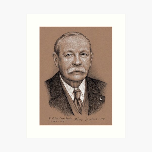 Sir Arthur Conan Doyle Art Print