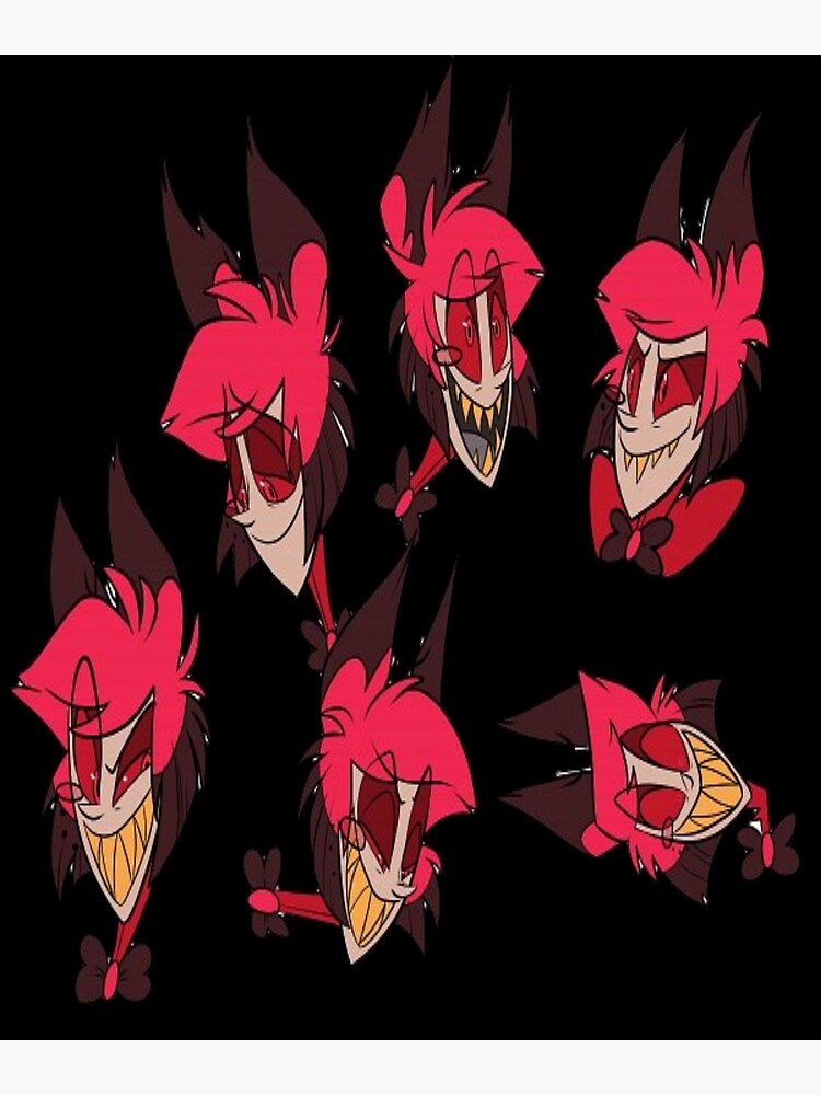 Hazbin Hotel Alastor Poster By Animstickers Redbubble